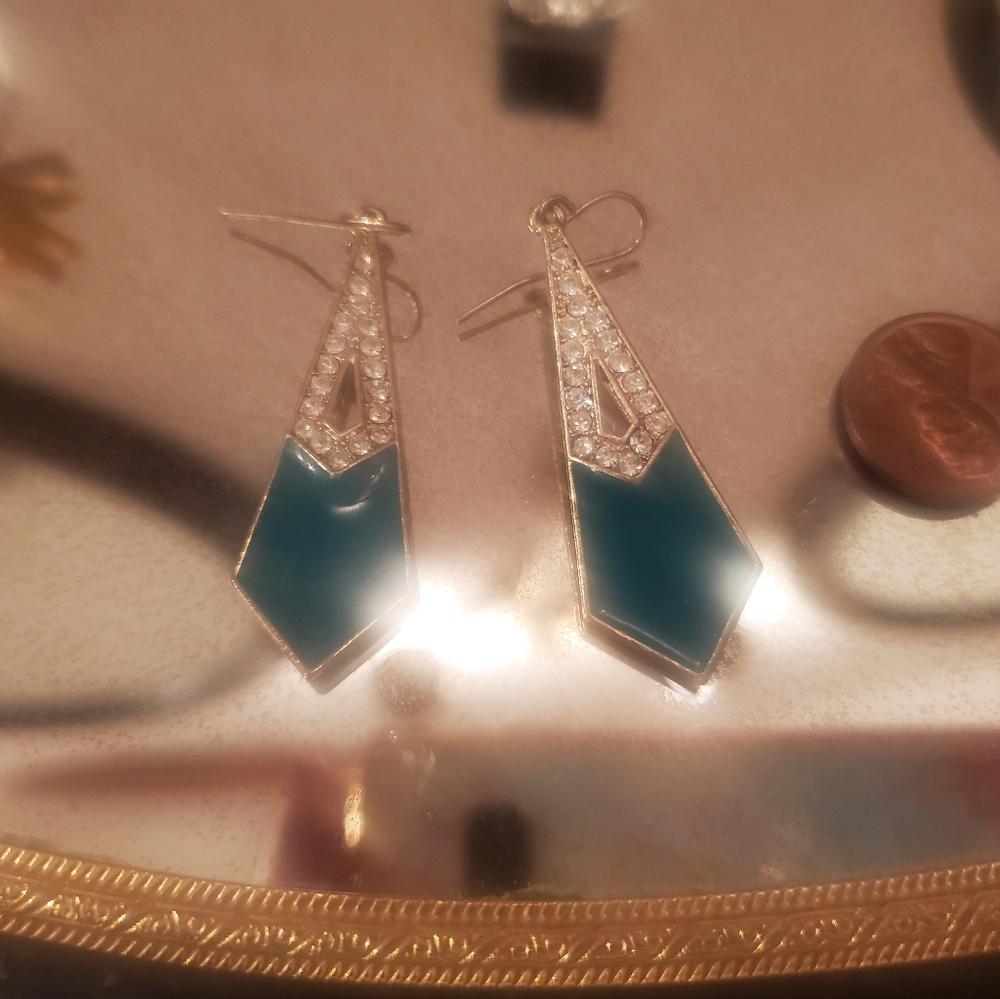 Enamel earrings